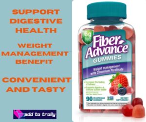 Fiber Advance Fat Burner Dietary Supplement Gummies