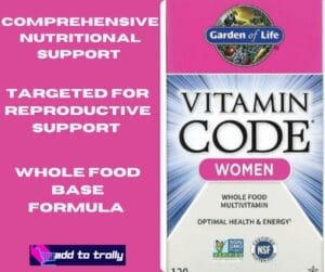 Garden of Life Women's Multivitamin Code for Women